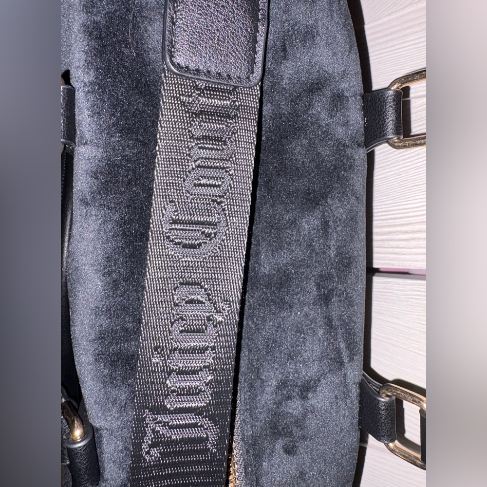 Juicy Couture Black Satchel with Rhinestone Logo - Picture 5 of 7